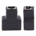 Miniatyrbillede 4 af 4: Op til 2-vejs LAN-netværkskabel Ethernet hun splitter adapter stik sort