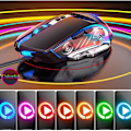 Miniatyrbillede 3 af 5: RGB-mus med flere farver, ekstern USB-kablet gaming-mus, lydløs mekanisk gaming-mus, RGB-belysning, 3200 DPI, 7 knapper til bærbar computer, stationær computer