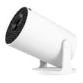 Miniprojektor Android 11 WiFi 6 Bluetooth 5.4 HD 720P 170 ANSI Lumen för hemmabio Vit
