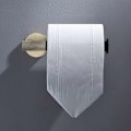 Miniatyrbillede 4 af 4: Toiletpapirholder i rustfrit stål, vægmonteret papirholder, børstet guld og mat sort toiletpapirholder,.pa