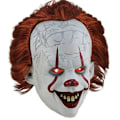 Pikkukuva 3 / 4: Halloween Cosplay Stephen Kingin Seikkailut Pennywise -klovimaskikostyymi ilman LED:tä Yksi koko Mask with LED But S Mask with LED But S