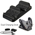 Miniatyrbilde 3 av 4: Laderstasjon for Xbox One for to kontrollere - med batterier