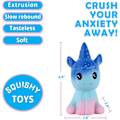 Miniatyrbild 5 av 5: 2 st Squishies Enhörning Häst Galaxy Squishy Långsamt Stigande Tryck T