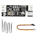 Miniatyrbilde 1 av 5: Temperaturkontrollmodul Enkel 12V DC PWM 2-3 Tråds Vifte Temperaturkontroll Guvernør Datamaskin.pa