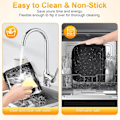 Miniatyrbilde 5 av 5: Airfryer Silikonform for Ninja Foodi Flexdrawer AF500EU 10.4L, Ninja AF500EU Varmluftsfrityretilbehør 2 × 5.2L (2 × 5.2L)