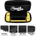Miniatyrbillede 5 af 5: (Sort) 1. Nintendo Switch Lite etui, hårdt etui til Nintendo Switch