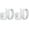 Miniatyrbild 1 av 3: 3-pack - Laddare för Samsung - Snabbladdare - Adapter + Kabel 20W Vit en one size Samsung 3-Pack