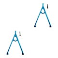 Miniatyrbillede 1 af 5: 1/2/3/5 Forreste Trigon Støttestang til AXIAL SCX10 Forreste Trigon Blå blue 2Set