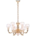 Miniatyrbilde 1 av 5: Miniatyr Taklampe Simuleringslampe 1/12 Skala Miniatyr Lampe Mini Hus Krone