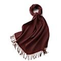 Miniatyrbillede 1 af 5: 1/2/3 Unisex Halsklæde med Frynser Varmt og Hyggeligt Rørhalsklæde til Purplish Red purplish red 1Set