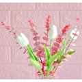 Miniatyrbillede 2 af 3: Kunstige tulipaner med hvide blomster, perfekt til at dekorere forårets feriehjem og køkken