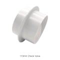 Miniatyrbillede 5 af 5: 1/2/3/5 Vit Bred applikation Kanalslang Backventil Robust og 110mm check valve 110mm check valve 1 Pc
