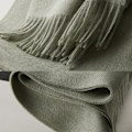 Pikkukuva 3 / 5: 1/2/3 unisex-huivit fransuilla Lämmin ja mukava putkihuivi harmaalle grey 1Set