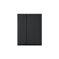 Miniatyrbilde 2 av 5: Tynt beskyttelsesdeksel med pekeplate og tastatur for iPad iPad 10,2/10,5 tommer Svart Svart Sort
