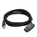 Miniatyrbild 1 av 5: USB-LOGO programmeringskabel, isolerad, för LOGO PLC, USB-kabel, RS232-kabel, 6ED1057-1AA01-0BA0, 1MD, svart