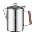 Kaffeperkolator for Kokeplate til Camping, Perkolator Kaffekanne Rustfritt Stål Kaffetrakter Camping.pa