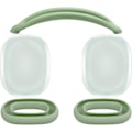 Miniatyrbillede 1 af 5: Beskyttelsessæt til AirPods Max, Hovedbåndsovertræk + TPU-etui Beskyttelse + Silikone Ørepuder, Svedafvisende Tilbehør, Let at Vaske, Ridsebeskyttelse