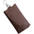 Miniatyrbild 1 av 4: Genuine Leather Key Case, Car Key Bag with Key Chain, Multifunctional, Large Capacity Key Pouch
