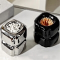 Miniatyrbild 4 av 5: Tandpetarbox Tandtrådsbox Bomullspinnebox Hushålls Tandpetarförvaringsbox Hushållsförvaring Ho.pa
