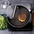 Miniatyrbild 1 av 5: Rund Smashjärn för Hamburgare i Rostfritt Stål
