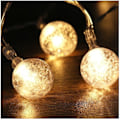 Miniatyrbillede 5 af 5: Julebelysning Juletræ Farvede Lamper Juledekoration LED Lysstreng Varm Hvid 6 M 40 LED Batteri