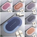 Miniatyrbillede 4 af 5: Moderne Badeværelse, Soveværelse, Dusch Anti-Slip Absorberende Måtte Blå