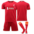 Miniatyrbillede 1 af 2: 22/23 Liverpool Hjemme Salah Mane Fodboldtrøje Træningsdragter Uden Nummer Børn 16(90-100CM) Without Number Kids 16(90-100CM)