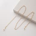Stilfuld brillesnor senil snor (perler) perle+kobber