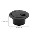 Pikkukuva 5 / 5: 1/2 Elkabel Sladd Hatch Junction Box Suoja RV Valkoinen White 1 Pc