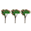 Miniatyrbillede 3 af 5: 3 stk. kunstige gypsophila dekoration simuleringsblomster mikro landskab ornament DIY dekor til hjem bordplade bryllupsvindue 0.1