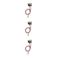 Pikkukuva 3 / 5: 1/2/3/5 10 kpl Esikytketyt 3 mm LED-lamput, DC3V Punainen 30cm Red 30cm 3Set