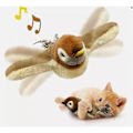 Miniatyrbild 1 av 5: Electronic Interactive Flying Bird Cat Toy Hanging Pet Fluttering Wings Sparrow