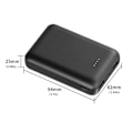 Miniatyrbild 2 av 2: 10000mAh Powerbank 5V 2A Laddare Li-polymer Batteripack för Uppvärmd Väst Jacka Halsduk Strumpor Handskar Batteri Starter.pa