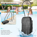 Miniatyrbild 5 av 5: Portable Safe with Combination Lock, Waterproof Security Box with Detachable Cable (Black)