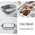 Miniatyrbillede 3 af 5: Foldbar multifunktionel campingvask, plastsilikon vask