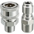 Pikkukuva 1 / 5: Paineenpesurin adapterisarja, 9,5 mm uroskierre, 5000 PSI 3/8'' (PA)