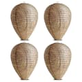 4 st Getingfällor Giftfria Pappersattrapper, Avskräckande för Bin - Getingbo Beige Beige Beige