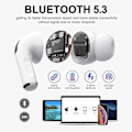 Miniatyrbild 2 av 5: Apple-kompatibla trådlösa AirPod Pro-hörlurar med aktiv brusreducering, Bluetooth In-Ear HiFi Stereo, Touchkontroll
