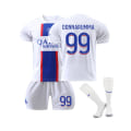 Miniatyrbild 1 av 3: (Juventus 22/23 bortatröja Donnarumma No.99 fotbollströja 3-delade kit för barn Vuxna 2XL(1885-195CM)