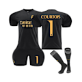 Miniatyrbild 1 av 4: (Real Madrid 2023/24 Courtois #1 tredje set Violet,S