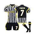 Miniatyrbild 1 av 4: (2023-24 Juventus hemma #7 Chiesa set XS(155-165CM)