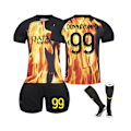 Miniatyrbild 2 av 4: 2023/24 Paris Special Joint #99 Donnarumma Flame Edition set 28(150-155CM)
