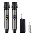 Miniatyrbild 1 av 5: UHF Trådlös Mikrofon Handhållen Dynamisk Professionell Mikrofonsystem för Karaokesång, Tal