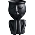 Miniatyrbilde 1 av 4: Blomsterpotter Sukkulenter Vase Gresk Statue Blomsterpotter Hjem Hagedekorasjon BLACK