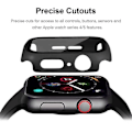 Miniatyrbillede 5 af 5: Hærdet glas etui til Apple Watch Series 3, Series 2 og Series 1 42mm skærmbeskytter, all-around kofangerbeskyttelse