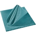 Miniatyrbillede 3 af 5: Stofservietter 15,7*15,7 tommer Vaskbare Polyester Servietter Bløde Bordservietter til Bryllup Fest Middagsbanket Teal, 12 stk.