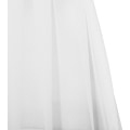 Miniatyrbillede 2 af 5: Elegant, ensfarvet voile-dørgardin, 54\" x 72\", til franske døre og vinduer med stanglomme - 1 stk., ren hvid