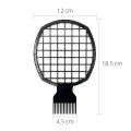 Miniatyrbild 2 av 4: 1-pack 2-i-1 Afro Twist-kammar för vågigt hår, dreadlocks, naturlig stil, lämplig för män och kvinnor, bättre än svamp, lätt att rengöra
