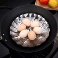Miniatyrbillede 4 af 5: 304 rustfrit stål dampkoger, elektrisk dampkoger, dampkoger, dampkogerstang, sammenklappelig dampkogerbakke
