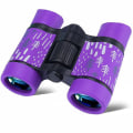 Miniatyrbillede 1 af 2: Kikkert til børn - Kompakt sammenklappelig kikkert - Børnegave til drenge og piger - 4x30 mini-kikkert - Vandtæt Purple